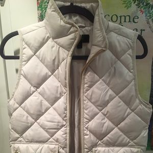 J.crew unworn beige vest